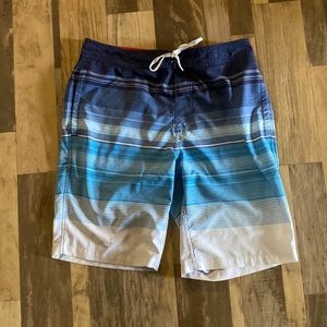 Multie colored blue swim shorts